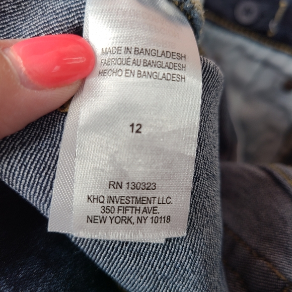 Lucky Brand Advanced Skinny Denim Jeans Girl's Size 12 - Picture 8 of 12